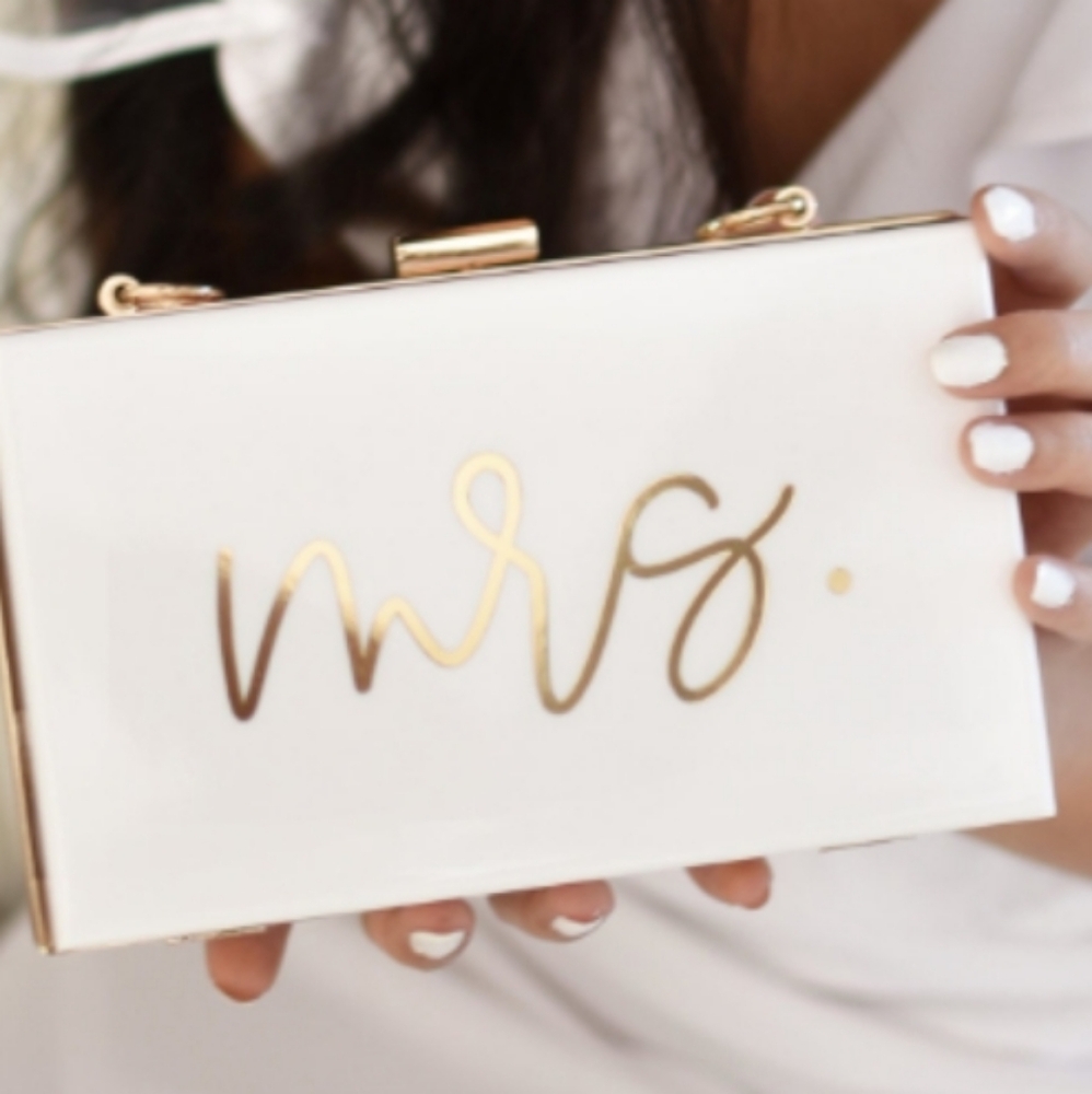 Brand New "Mrs." Handbag